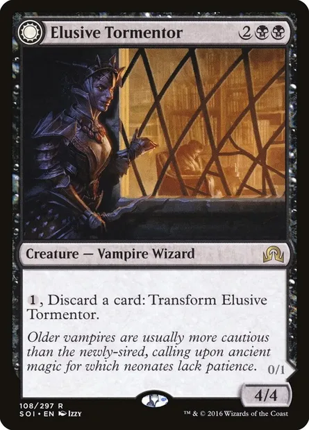Elusive Tormentor // Insidious Mist, Magic card SOI 108 — Shadows over Innistrad set