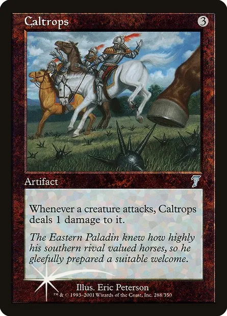 Chausse-Trappes, carte Magic 7ED 288★ — extension Septième Edition