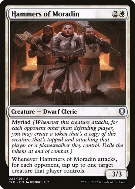 Hammers of Moradin, Magic card CLB 25 — Commander Legends: Battle for Baldur's Gate set