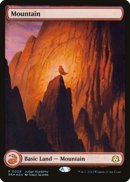 Mountain, Magic card P23 9 — Judge Gift Cards 2023 set