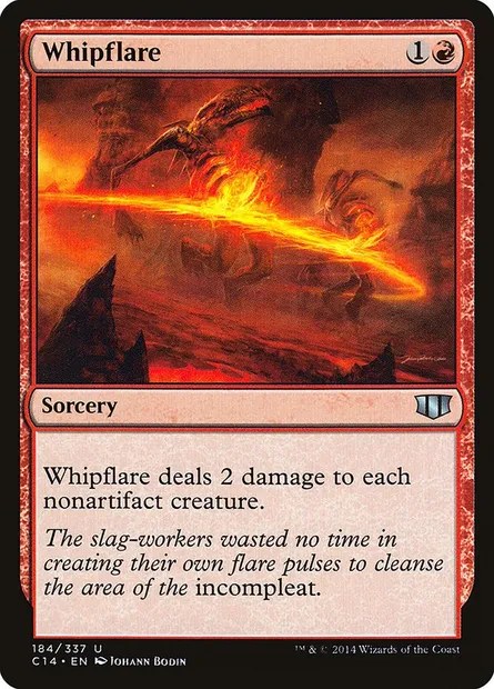 Whipflare, Magic card C14 184 — Commander 2014 set