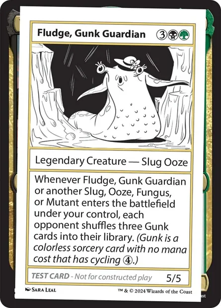 Fludge, Gunk Guardian, Magic card MB2 593 — Mystery Booster 2 set