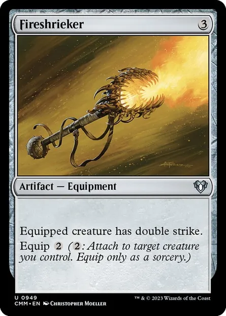 Fireshrieker, Magic card CMM 949 — Commander Masters set
