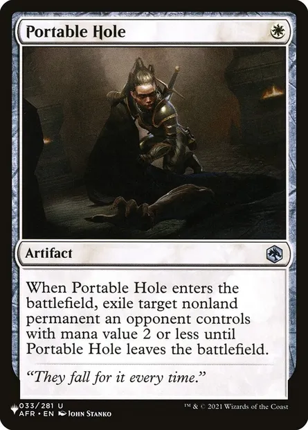 Puits portable, carte Magic PLST AFR-33 — extension The List