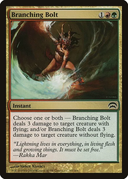 Branching Bolt, Magic card HOP 83 — Planechase set