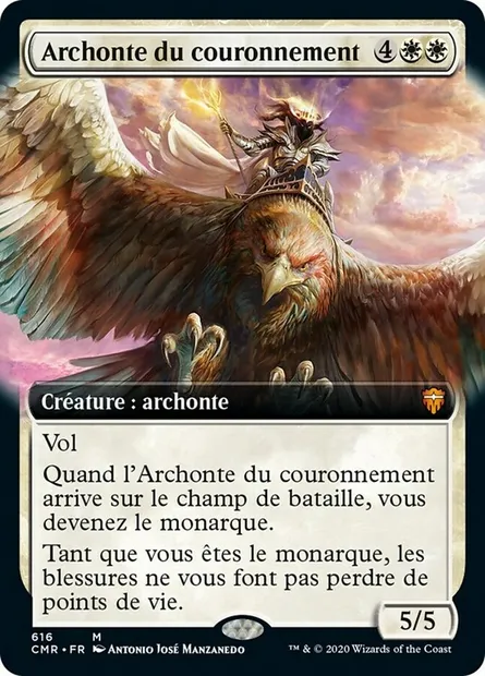 Archonte du couronnement, carte Magic CMR 616 — extension Commander Legends
