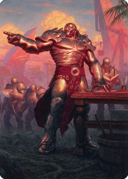 Karn, Living Legacy // Karn, Living Legacy, carte Magic ADMU 1 — extension Dominaria United Art Series