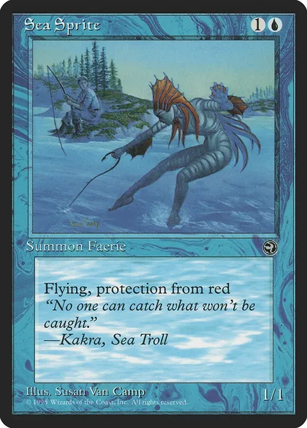 Farfadet marine, carte Magic HML 38 — extension Terres Natales