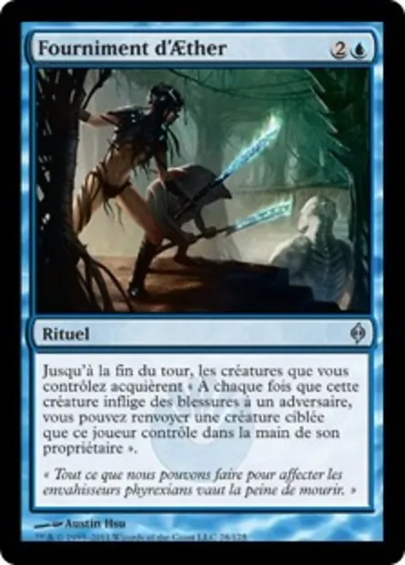 Fourniment d'Aether, carte Magic NPH 28 — extension La Nouvelle Phyrexia