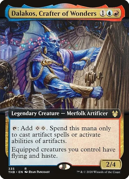 Dalakos, façonneur de merveilles, carte Magic THB 335 — extension Theros Beyond Death