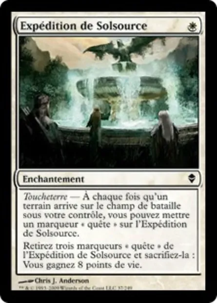 Expédition de Solsource, carte Magic ZEN 37 — extension Zendikar