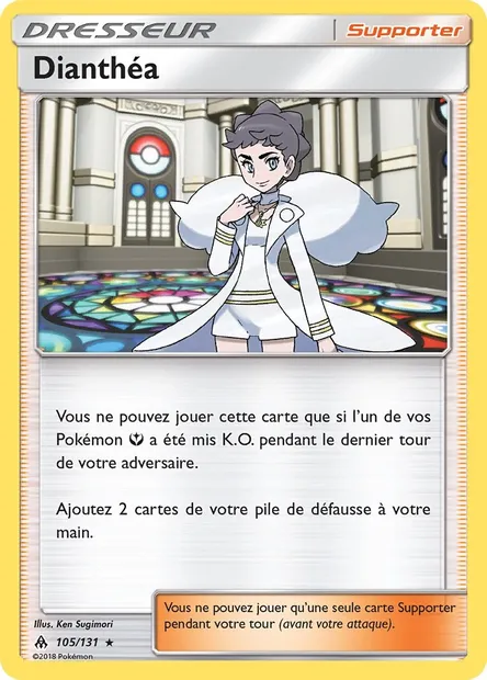 Dianthéa, carte Pokémon FLI 105 — extension Lumière Interdite