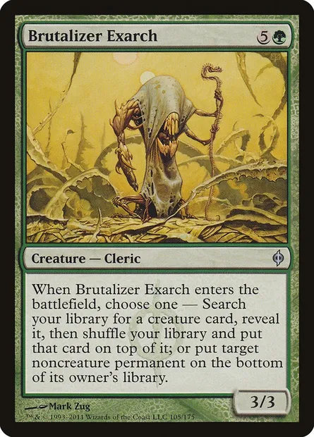 Brutalizer Exarch, Magic card NPH 105 — New Phyrexia set