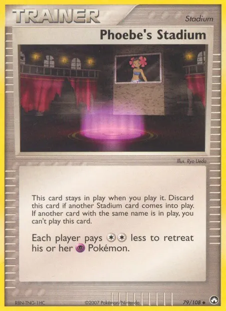 Phoebe's Stadium, Pokémon card PK 79 — Power Keepers set