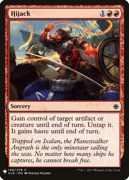 Hijack, Magic card PLST XLN-148 — The List set