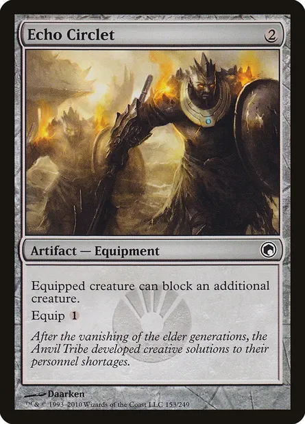 Echo Circlet, Magic card SOM 153 — Scars of Mirrodin set