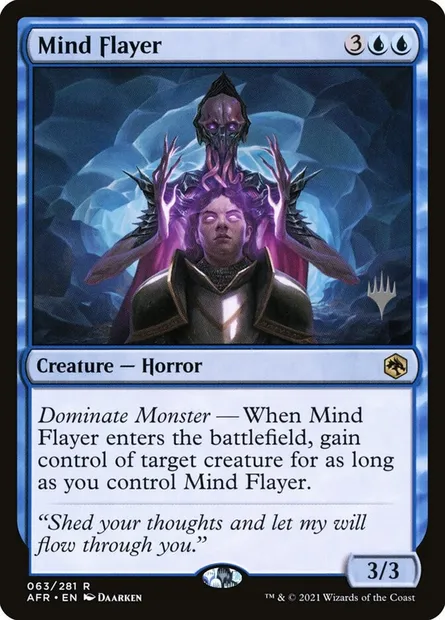 Mind Flayer, Magic card PAFR 63p — Adventures in the Forgotten Realms Promos set
