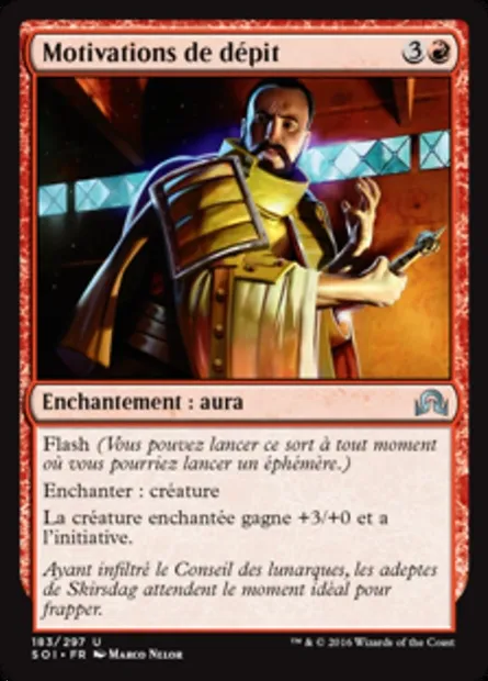 Motivations de dépit, carte Magic SOI 183 — extension Ténèbres sur Innistrad