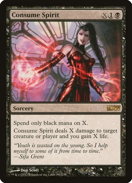 Consume Spirit, Magic card PIDW 6 — IDW Comics Inserts set