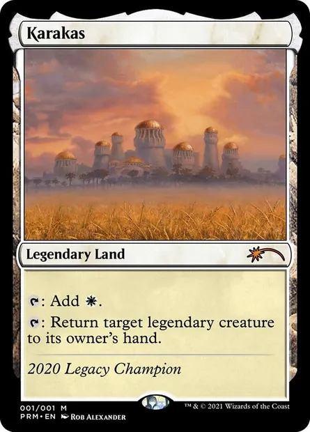 Karakas, Magic card OLGC 2020A — Legacy Championship set