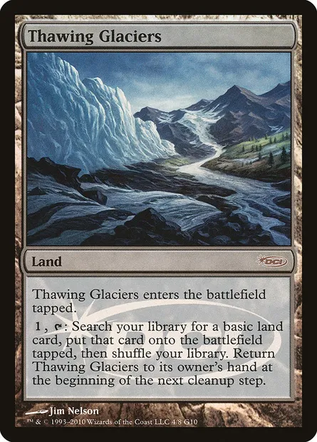 Glaciers en dégel, carte Magic G10 4 — extension Judge Gift Cards 2010