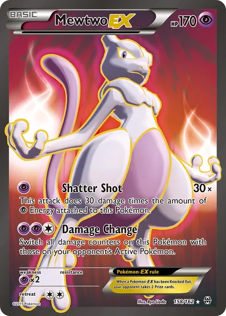 Mewtwo EX, Pokémon card BKT 158 — BREAKthrough set