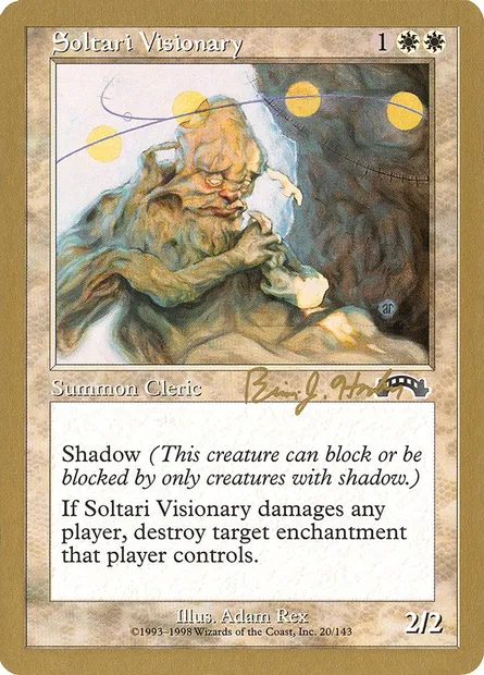 Soltari Visionary, Magic card WC98 bh20 — World Championship Decks 1998 set