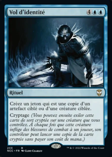 Vol d'identité, carte Magic NCC 233 — extension New Capenna Commander