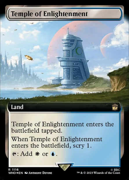 Temple de l'illumination, carte Magic WHO 1116 — extension Doctor Who