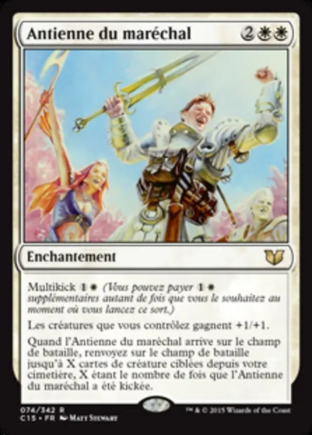 Antienne du maréchal, carte Magic C15 74 — extension Commander 2015