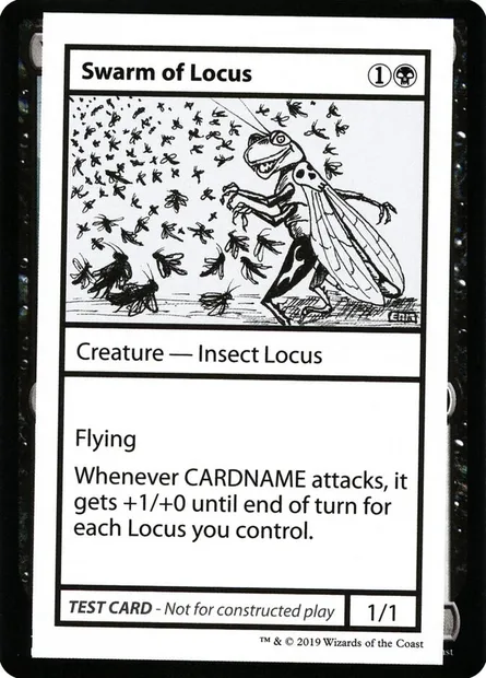 Swarm of Locus, carte Magic CMB2 48 — extension Mystery Booster Playtest Cards 2021