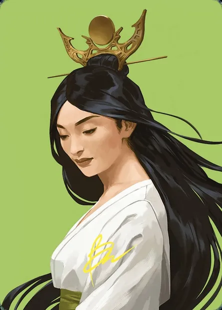 Azusa, Lost but Seeking // Azusa, Lost but Seeking, Magic card ACMM 56 — Commander Masters Art Series set