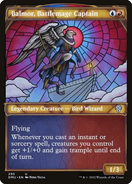 Balmor, Battlemage Captain, Magic card DMU 295 — Dominaria United set