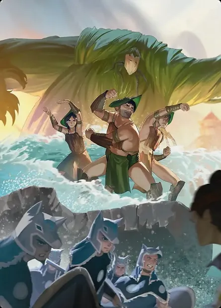 Swampbenders // Swampbenders, Magic card ATLE 4 — Avatar: the Last Airbender Eternal Art Series set