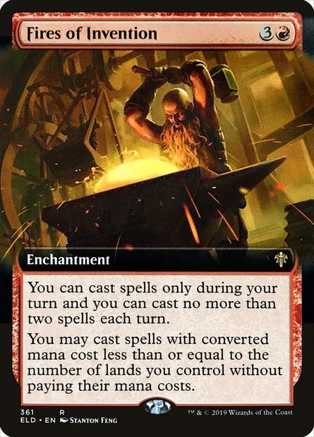 Fires of Invention, Magic card ELD 361 — Throne of Eldraine set