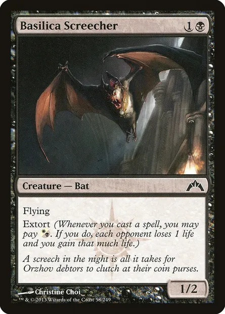 Basilica Screecher, Magic card GTC 58 — Gatecrash set