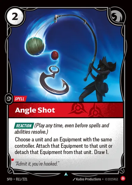 Angle Shot, Riftbound card SFD 011 — Spiritforged set