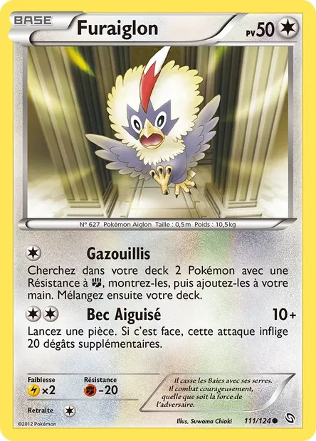 Furaiglon, carte Pokémon DRX 111 — extension Dragons Éxaltés