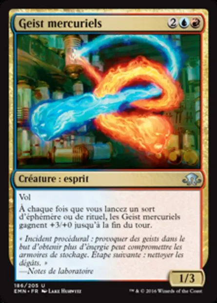 Geist mercuriels, carte Magic EMN 186 — extension La lune hermétique