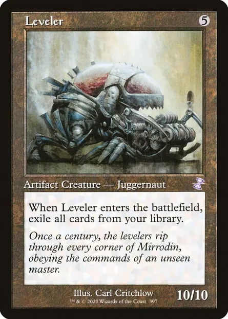 Leveler, Magic card TSR 397 — Time Spiral Remastered set