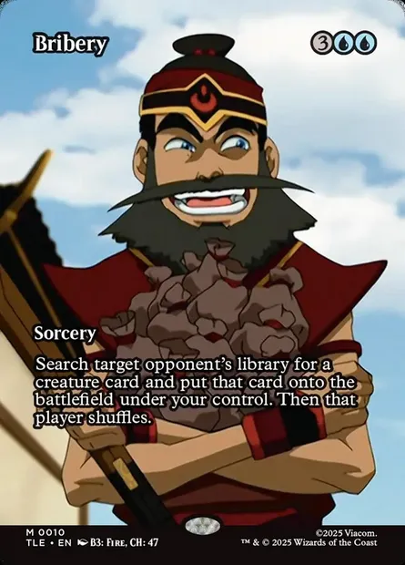 Bribery, Magic card TLE 10 — Avatar: The Last Airbender Eternal set