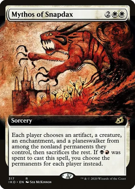 Mythos of Snapdax, Magic card IKO 317 — Ikoria: Lair of Behemoths set