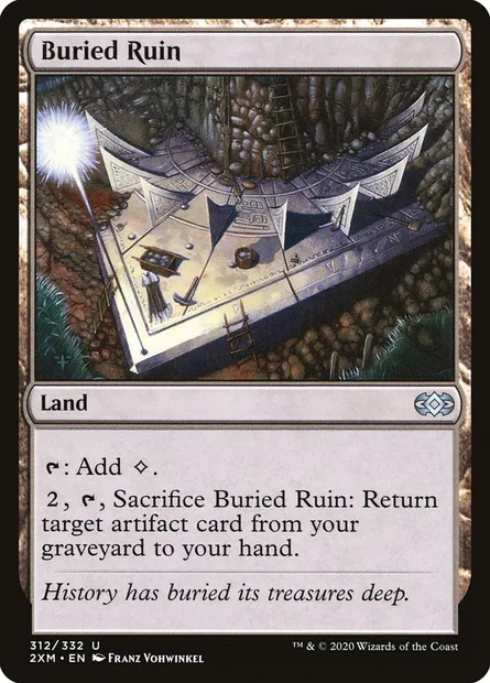 Buried Ruin, Magic card 2XM 312 — Double Masters set
