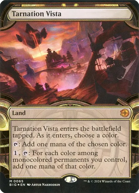 Tarnation Vista, Magic card BIG 65 — The Big Score set