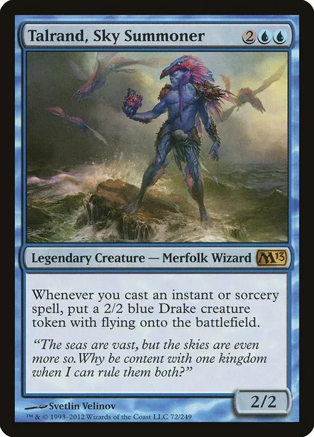 Talrand, Sky Summoner, Magic card M13 72 — Magic 2013 set