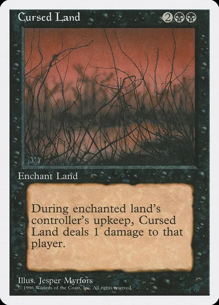 Cursed Land, Magic card ITP 18 — Introductory Two-Player Set set