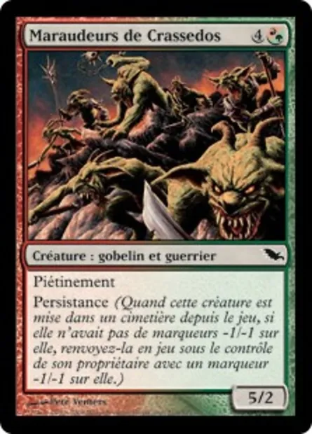 Maraudeurs de Crassedos, carte Magic SHM 216 — extension Sombrelande