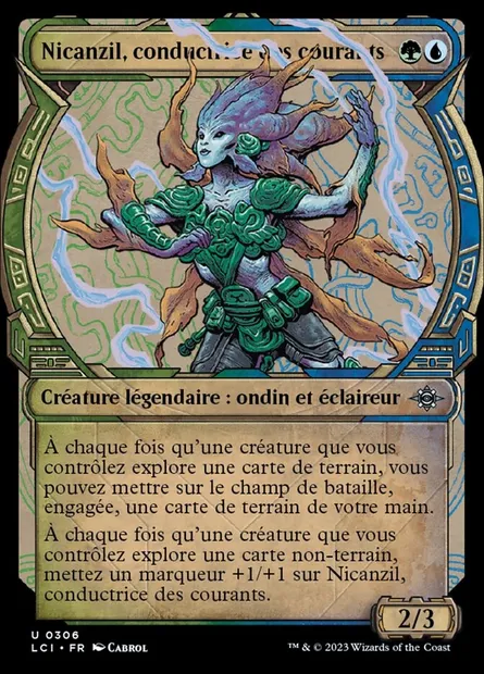 Nicanzil, conductrice des courants, carte Magic LCI 306 — extension The Lost Caverns of Ixalan