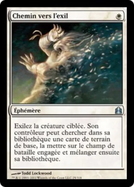 Chemin vers l'exil, carte Magic CMD 25 — extension Commander 2011