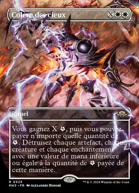 Colère des cieux, carte Magic MH3 325 — extension Modern Horizons 3